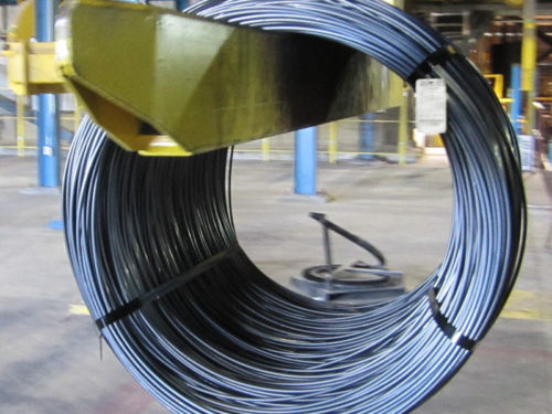Tagging Hot Coils Of Wire Rod