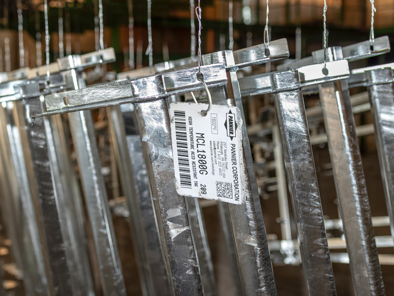 MCL1000A bar code tags for galvanizing kettles