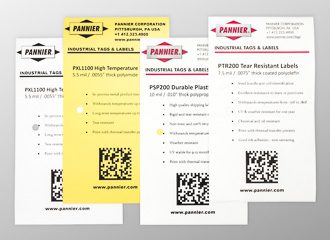 Plastic performance labels