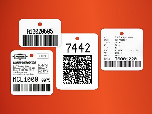 MetalCode MCL1000A heat resistant bar code metal tags