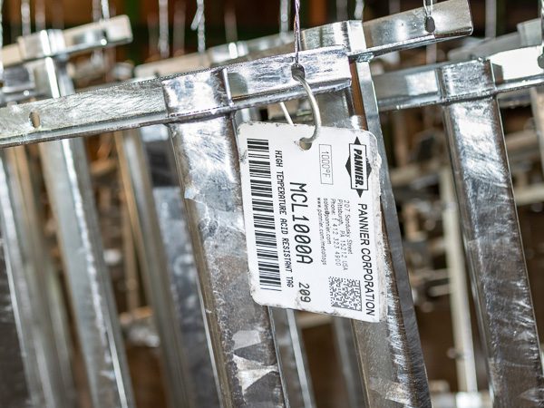 Etiquetas de galvanización resistentes al calor MCL1000A