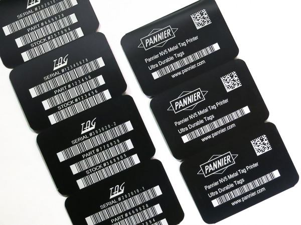 Etiquetas de aluminio anodizado ultraduradero