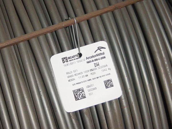 MCL1000A tag on steel wire