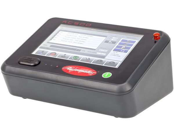 AC500 touchscreen dot peen controller