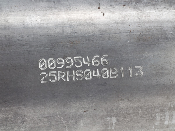 marking machine for steel tube