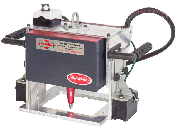 heavy duty plate marking machine with electromagnets