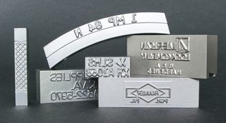 Custom Steel Stamps and Type for Part Marking