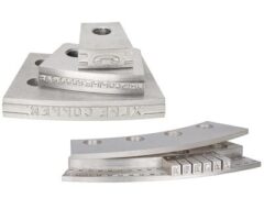 sellos de caracteres individuales y segmentos de impresión con mensajes completos