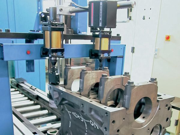 inline impact marking presses