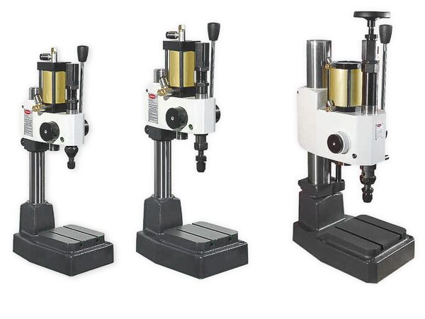 Pneumatic benchtop marking presses