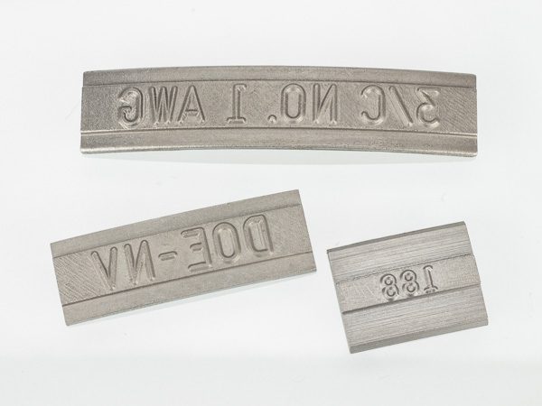 Taymer hot foil type segments