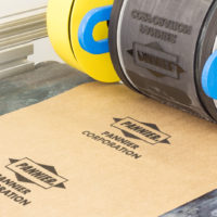 Flexo Printing Logos On Kraft Paper