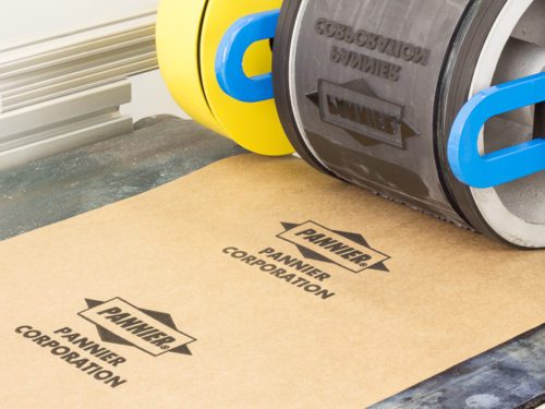 Flexo Printing Logos On Kraft Paper