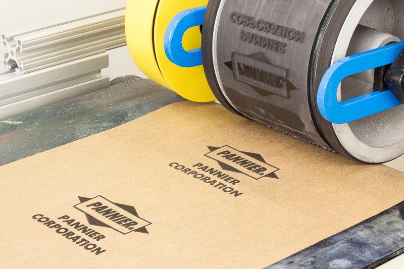 flexo printing logos on kraft paper