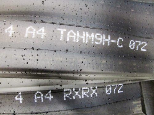 Printed Production Codes On Extruded Rubber Tread