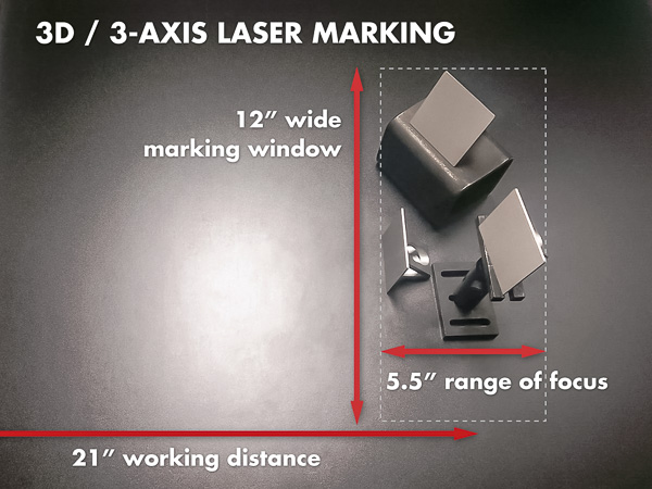 3D / 3-axis laser marking