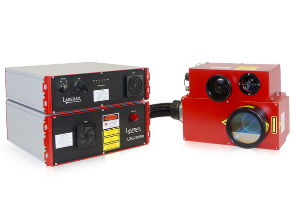 Sistema de marcado láser de fibra LXQ-3D con sistema de visión de detección de piezas