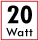 20 vatios