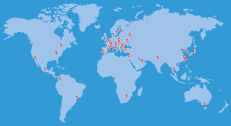 Automator Worldwide Locations
