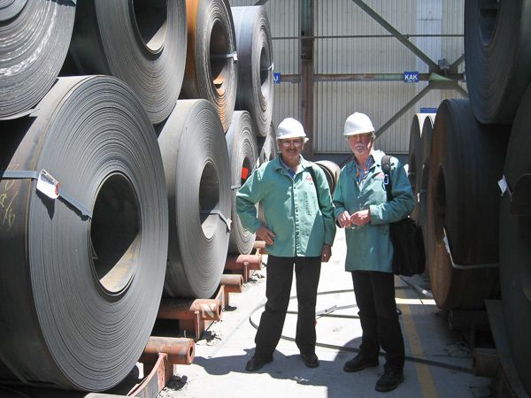 people 4 Pannier at steel strip mill