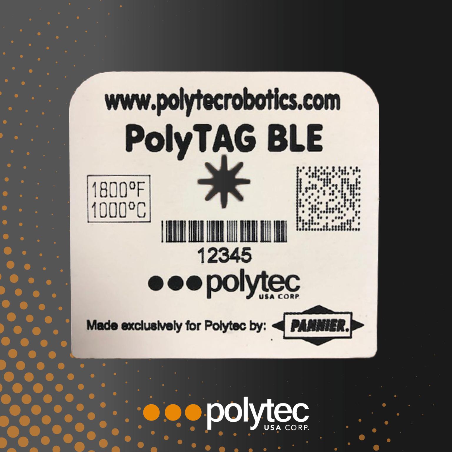 Polytec high temp tag PolyTAG BLE - High temperature steel billet tracking tags.