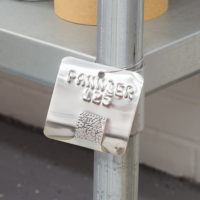 Embossed Stainless Steel Asset Tags With Scannable 2D Codes