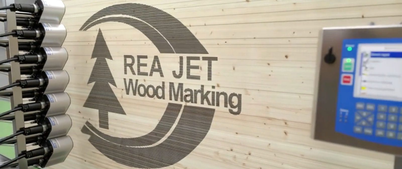 printing extra large characters and messages with REA JET ink jet printers